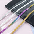 Meetee ZA144 3# 5# Global Bestseller Colorful for Cosmetic Bag Decoration PVC Coil Nylon Zipper