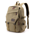 2022 New Arrival Custom Logo Large Capacity Canvas Backpack Durable Vintage Laptop Back Bag Student School Rucksack