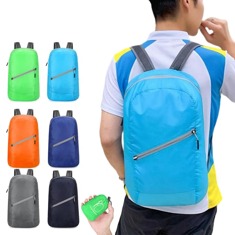 20L Lightweight Ultralight Nylon & Polyester Fashion Foldable Packable Outdoor Travel Sports Daypack for Men Women