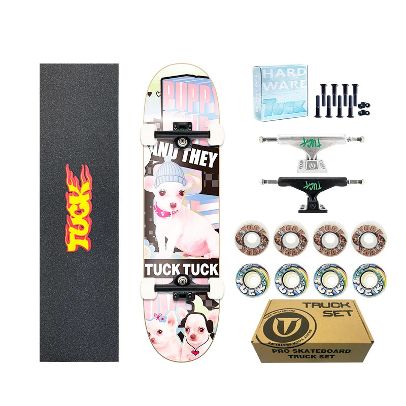 New Arrivals 7ply Canadian Maple 8.0 8.25 Skate Board Complete Skateboard Deck Printing