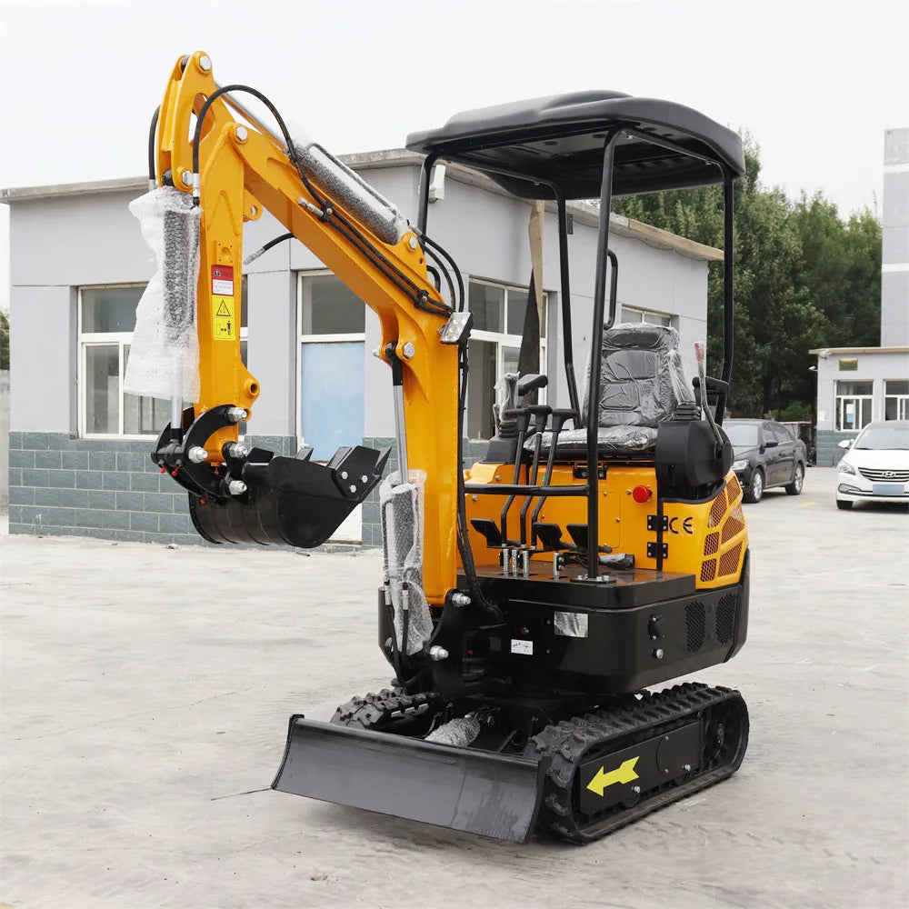 New Condition 1.5 Ton Electric Mini Crawler Excavator KOOP Engine Core Components for Farming 1 Year Warranty