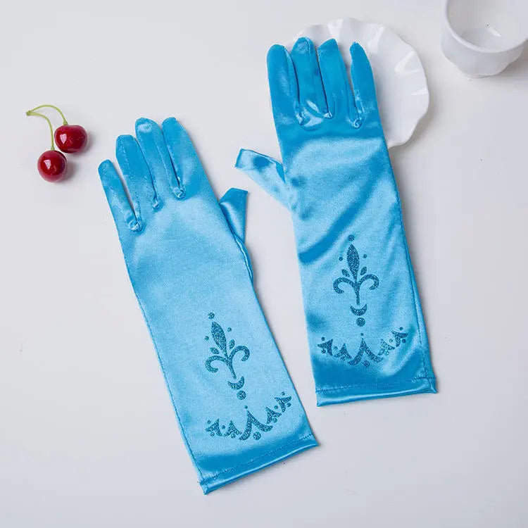 Factory Movie Cosplay Party Fancy Dress  Kids Gloves Cheap  Girls Dance Gloves