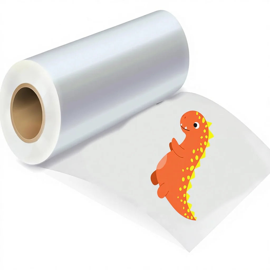 One-sided Glossy DTF Transfer Film Roll-33 cm X 100 m PET Material for Direct-to-film Printing Made in China