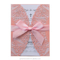 Different Color Laser-hollowed Invitation Cards Design and Customized Laser Cut Greeting Cards
