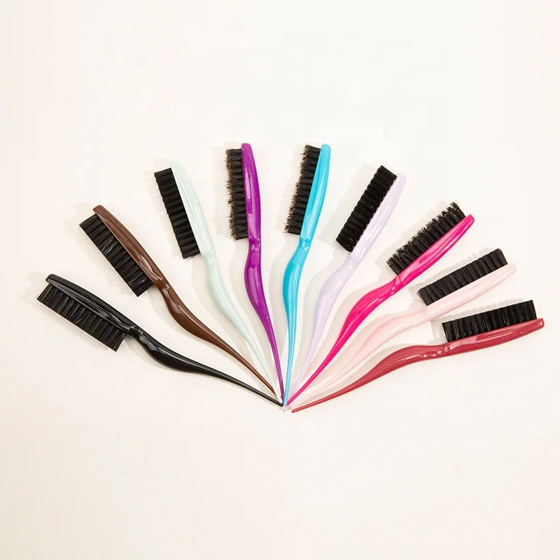 Wholesale Plastic Handle Nylon Hair Braiding Combs Rat Tail Custom Logo Pointed Rat Tail Comb