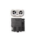 Lorda JR1858RXS-5P Kids Toy Car Receiver and Controller 6V 12V 27V Electric Cars Accessories Made of Durable Plastic