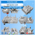 Plastic Injection Part ABS Cover Housing case Home Appliance Shell Parts Housing Enclosure Cover Plastic Mold MegaBDM