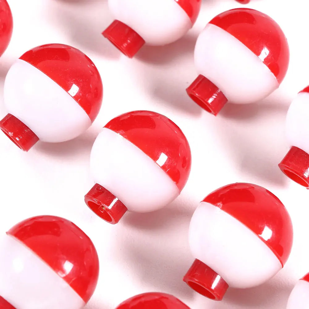 13MM 45MM China Wholesale Fishing Accessory Round Snap on Plastic Float Fishing Bobber