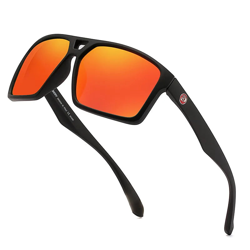 Dubery D009 New Mirror Red Original Polarized Dubery Sunglasses for Men Male