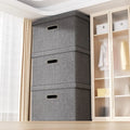 Wardrobe Storage Box Foldable Storage Laundry Storage Basket Convenient Foldable Fabric Clothing Organizer