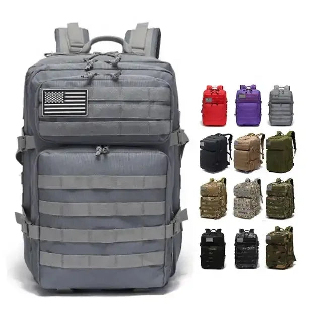 Starsky Custom 40L Tactical Backpack Casual Molle Assault Design Zipper Closure Polyester for Camping Hiking Outdoor Adventures