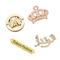 Personalized Engraved Zinc Alloy Name Tags & Custom Brand Logo Labels for Clothing Shoes Bags-Eco-Friendly