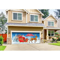 7 X 16ft Christmas Decorations Holiday Garage Door Banner Mural Wall Banner