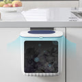 Portable Home Kitchen Trash Can Colourful PP Material Wall Mounted Small Waste Bin Hanging Trash Can for Storage