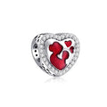 Wholesale Jewellery 925 Sterling Silver DIY Charms Mother and Child Charms Beads for Bracelet for Mother's Day