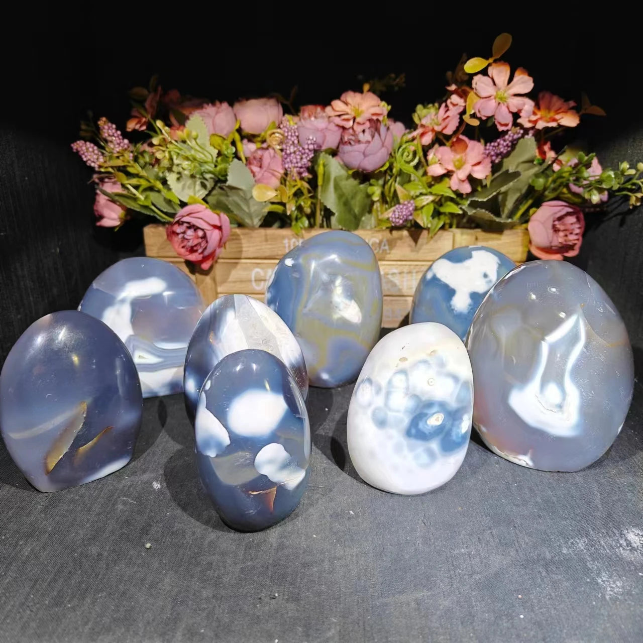 Wholesale High Quality Natural Crystal Orca Agate Sphere Healing Crystal for Home Decoration
