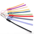 Factory Price 19cm Phone Strap Silicone Wrist Hand Lanyard Phone Camera USB Sticks Gift Key ID Card Keychain Charm Cords Rope