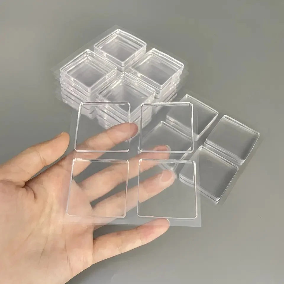 Anti Slip Square Double Sided Adhesive Transparent Earthquake-resistant Gel Pads for Furniture