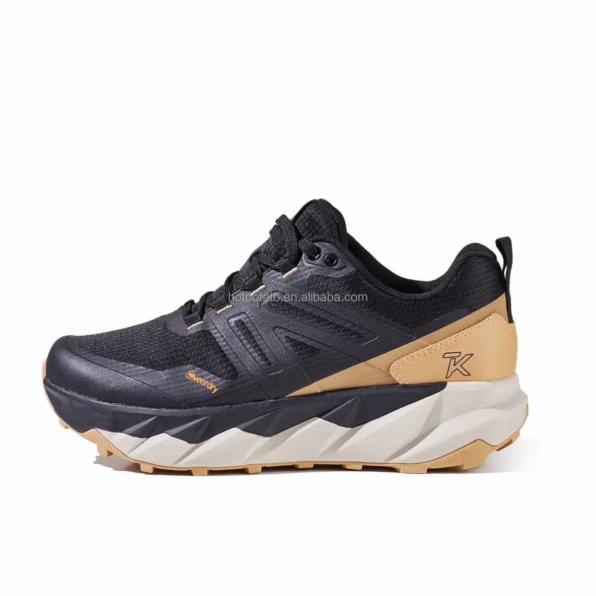 Waterproof Breathable Mesh TPU Upper EVA Midsole Cushioned Customizable Top Grade Hiking Shoes for Men Summer Autumn Spring T51
