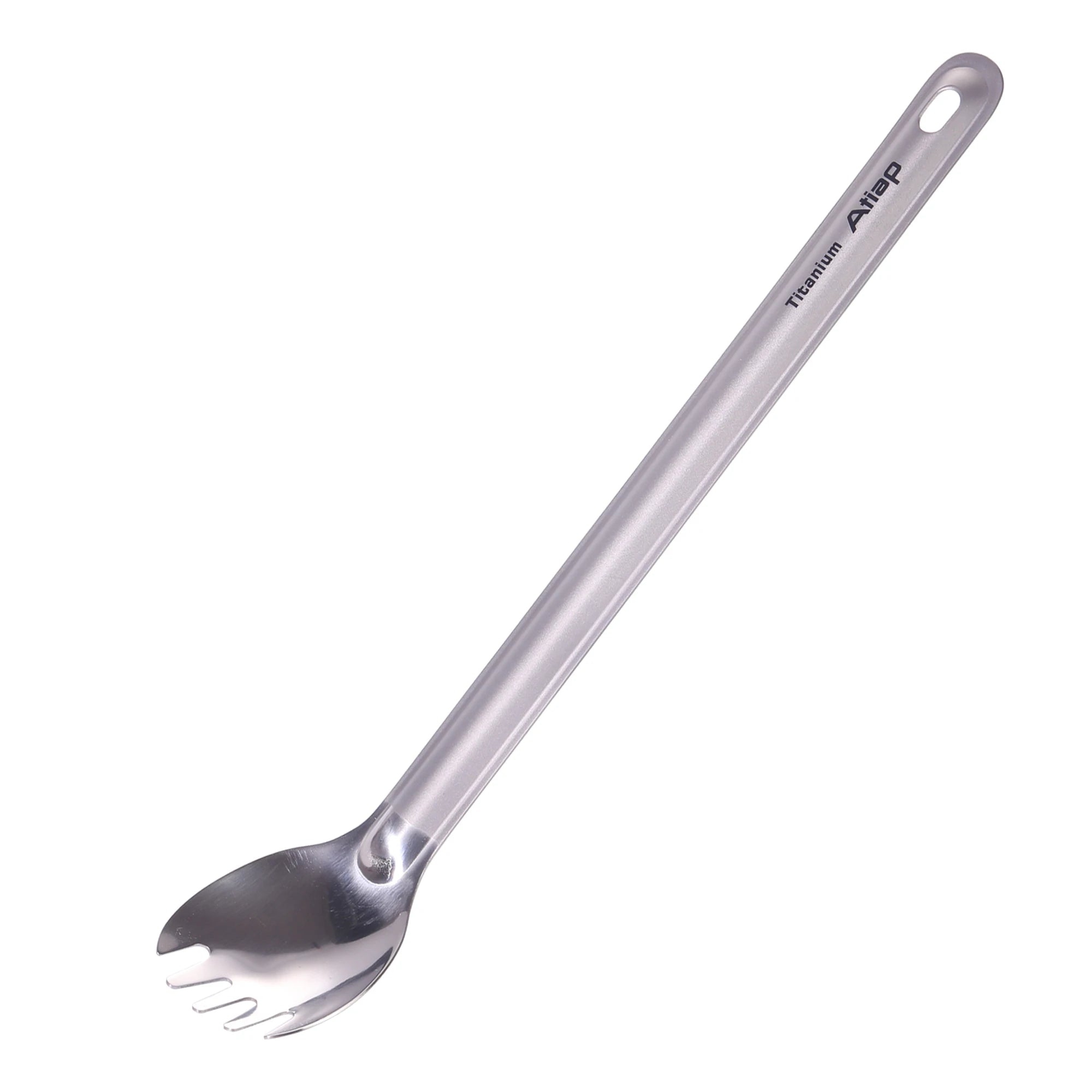 Titanium Camping Spork Outdoor Long Handle Ultralight Cookware Mess Kit
