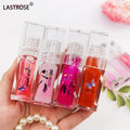 Changing Lip Oil Nourish Hydrating Fruit Tinted Plumping Lip Oil Clear Vegan Private Label Pink Lipgloss Lip Plumper Gloss