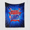 Customizable Large Size Logo Wearable Double Down Throw Fleece Cheerleading Blanket