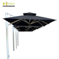 Heavy Duty Hydraulic Cantilever Umbrella Manual Outdoor Patio Sunshade with Aluminum Frame Customizable Garden Parasol