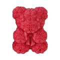 Valentine's Day New Release Rose Bear Aroma Silicone Candle Molds DIY Handmade Art Decorative Candle Mold Packaged in OPP Bag
