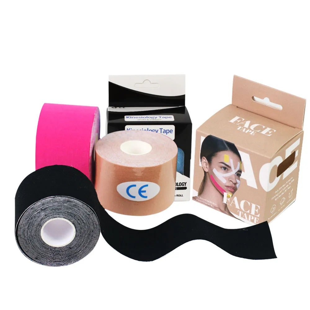 High Quality Cotton Kinesiology K-tape Face Therapy Kinesiology Tape with Individual Box