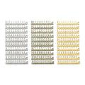 Acrylic Garment Stands Customizable Sign Holders for Luxury Jewelry Watches Stainless Steel Frame Chromed Surface Recyclable