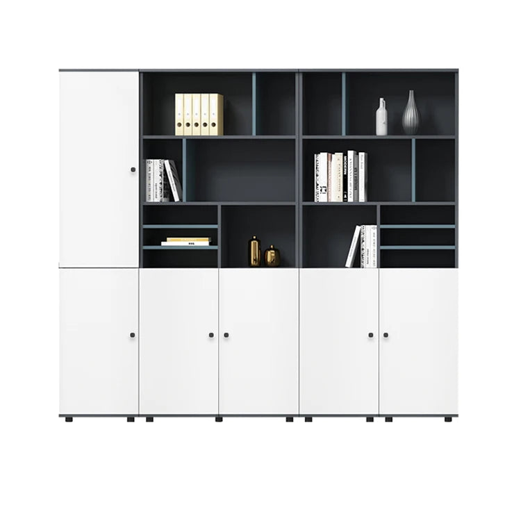 New Design Modern Living Room Wooden White bar Divider Storage Display Cabinet Office Home Bookcase Bookshelf