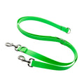 Newest Double Pet Dog Leash Multi-Functional Waterproof Odor Resistant Easy to Clean Made From Durable PVC Nylon Personalized