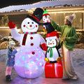 Ourwarm Custom Greetings Blow up Yard Giant Outdoor Snowman Decoration Christmas Inflatable