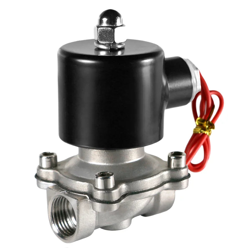 Customizable 2S Series Stainless Steel Solenoid Valve 2S160-15 AC220V DC24V ISO Certified for High Temperature Air Water Oil OEM