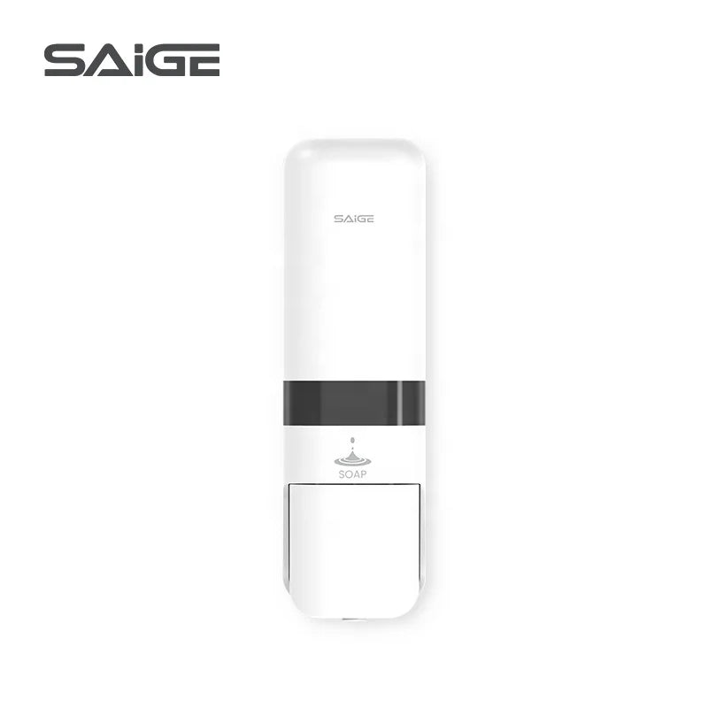 Guangzhou Saige Wholesale Hotel Plastic Wall Mounted Manual Hand Soap Dispenser for Liquid Soap