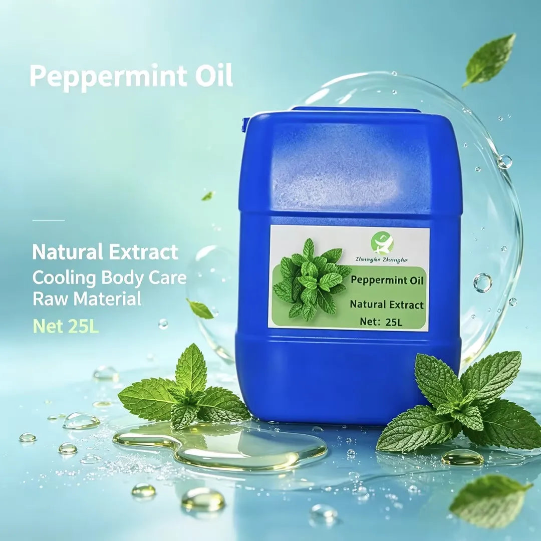 2025 Factory Wholesale 100% Natural Organic Peppermint Essential Oil Fresh Peppermint Odor Bulk Supply for Skin Use Eucalyptus MegaBDM