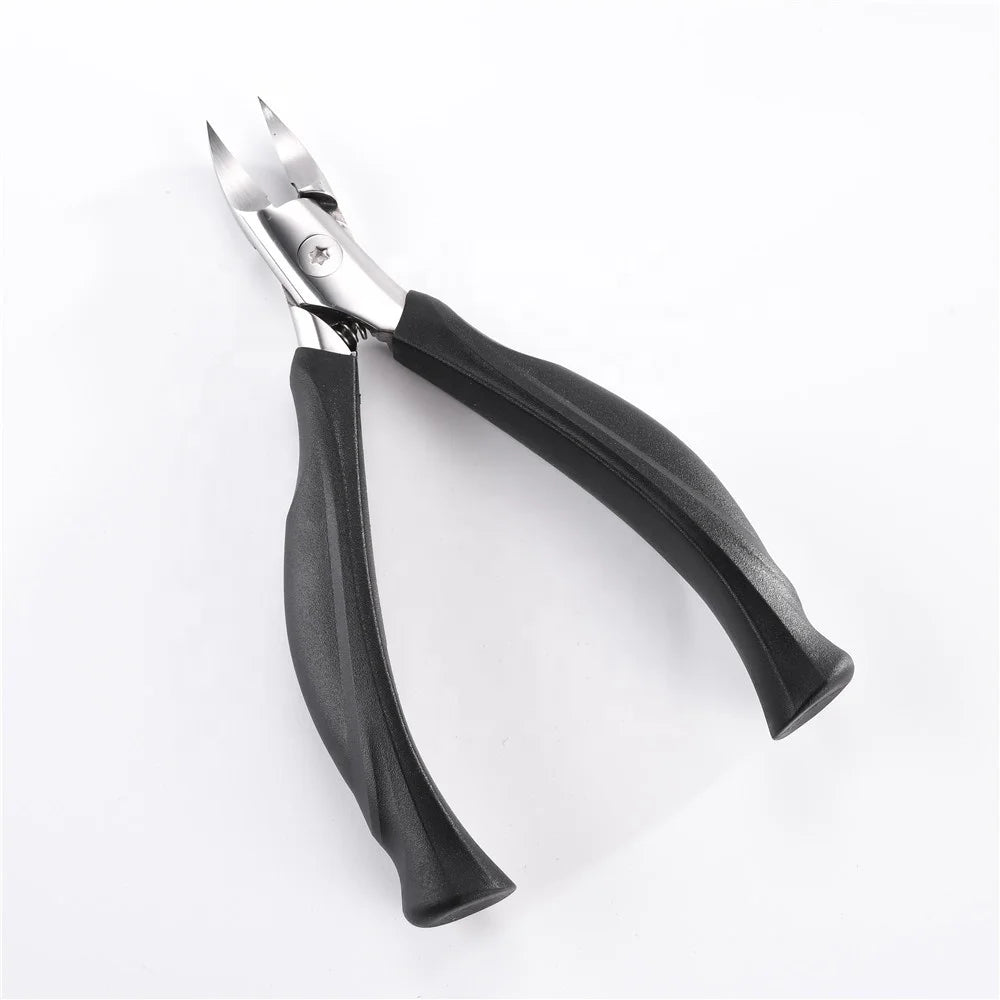 Professional Manicure Nail Trimmer Remover Cutter Cuticle Nippers 3CR13 Stainless Steel Private Label Laser Logo for Fingers