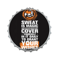 UV Printed Beer Bottle Cap Metal Poster - Stylish Tin Wall Decor for Bars & Coffee Shops