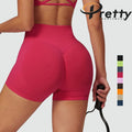 2024 New Arrival Woman's Gym Yoga Shorts Scrunch High Waist Hip Lifting Breathable Quick-dry Woman's Fitness Workout Sportswear.
