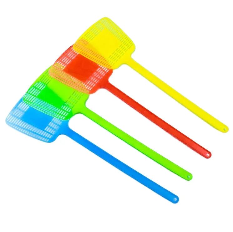Promotion Custom Hot Sale Made logo Plastic Mesh Surface Fly Swatter Advertising Promotion Mosquito Swatter