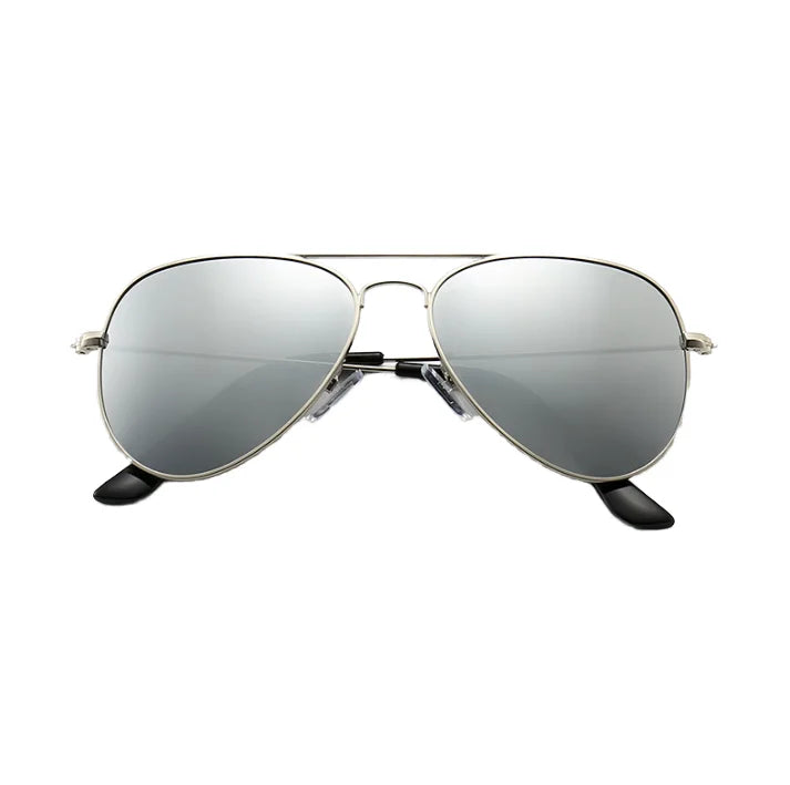 Ready to Ship Metal Frame Polarized Sunglasses in Gold Silver Color Fast Delivery