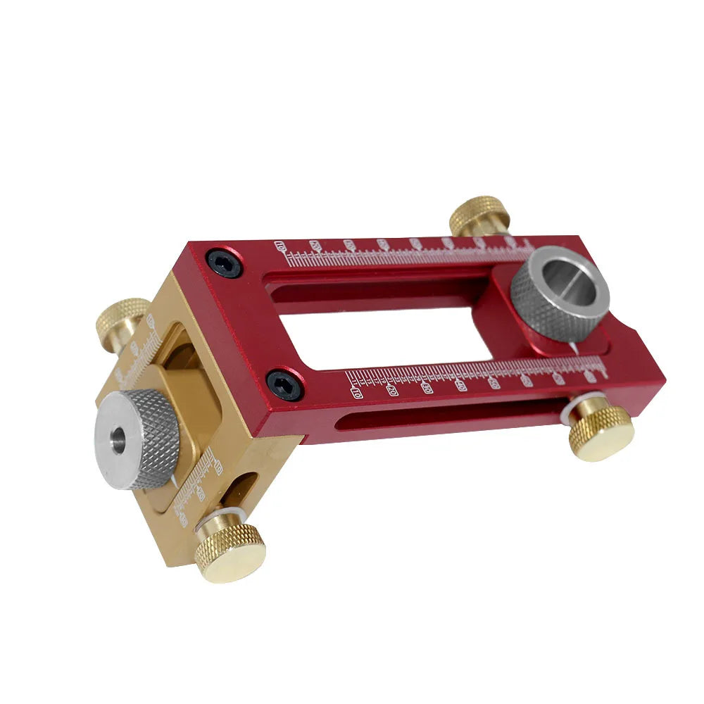 2 in 1 Woodworking Pocket Hole Jig Hole Puncher Locator Doweling Jig for DIY Furniture Connecting Carpentry Tools
