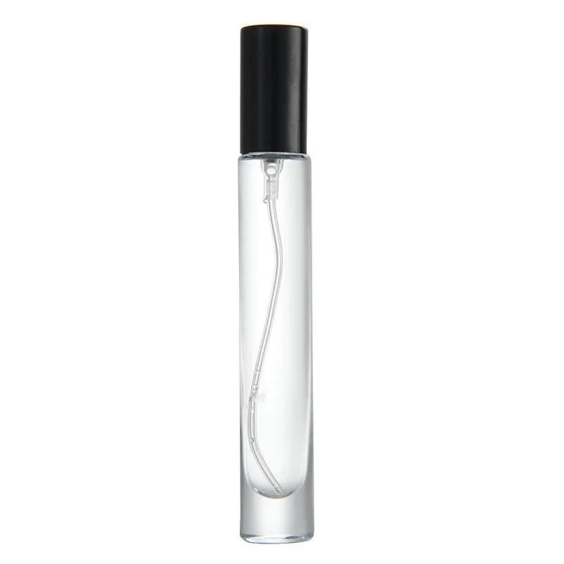Private Label Luxury 10ml Clear Round Glass Perfume Bottle for Travel with Pump Sprayer Seal