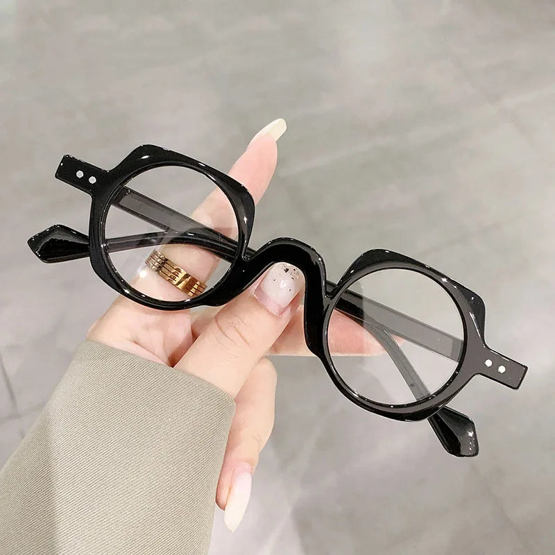 Monturas Opticas 2022 Men Optical Frame New Model Anti Blue Light Round Eyewear Computer Glasses Rounded Transparent Eyeglasses