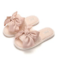 2022 New Ins Women Leisure Comfortable Colorful Bow Fashion Outdoor Contracted in the Spring and Autumn Fluffy Home Slippers