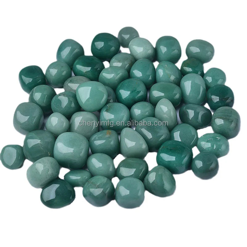 Green Aventurine Tumble Stone Polished Eco-Friendly Feng Shui Home & Feng Shui Decor Natural Palm Stone