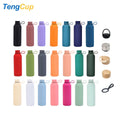 TY Soft Touch 350ml  500ml 750ml Vacuum Flask Double Wall Stainless Steel Bottle Rubber Coating Small Mouth Bottle