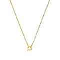 Best Selling Women's Stainless Steel Necklace 18K Gold Plated DIY Clavicle Chain Fashionable Rectangular Disc Pendants Charms