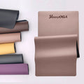 New Custom Logo Eco Friendly Best Quality Hand Pu 5Mm Anti Slip Non Toxic Natural Rubber Waterproof Easy Clean Yoga Mat