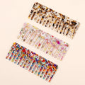 MiDairy Acetate Custom Logo Hair Combs Brushes Salon Hairdressing Styling Tools Accessories Wide Tooth Comb